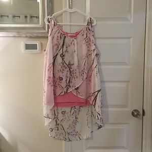 Nextima Pink/White Floral Top